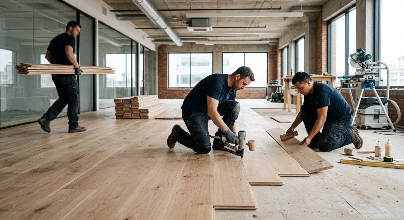 Commercial Hardwood Service in Racine County, WI