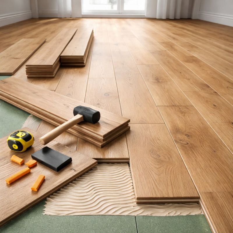 Engineered Wood Installation in South Milwaukee, WI