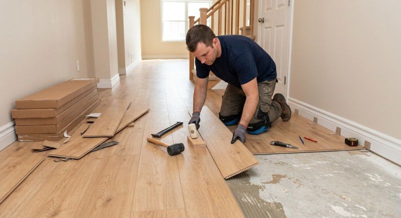 Laminate Floor Installation in Menomonee Falls, WI