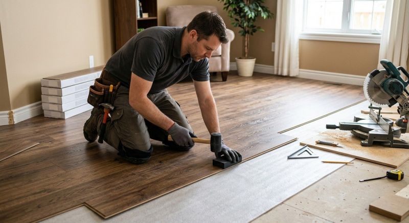 Laminate Floor Installation in Menomonee Falls, WI