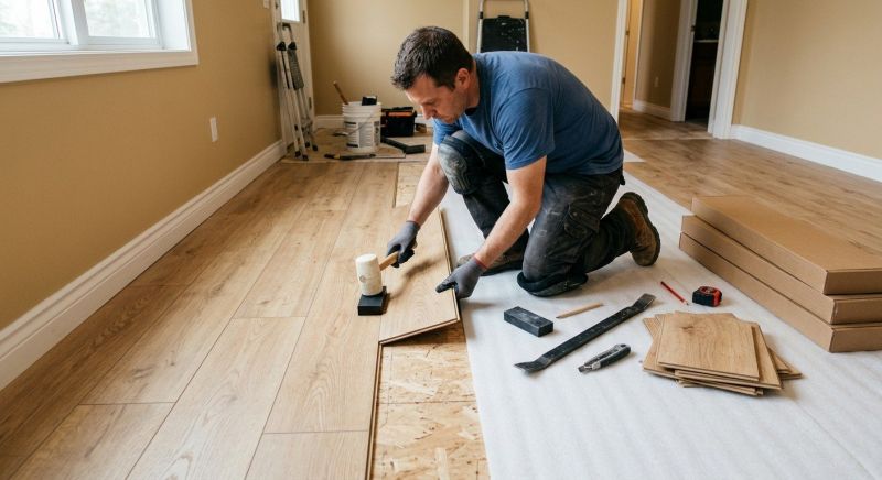 Laminate Floor Installation in Ozaukee County, WI