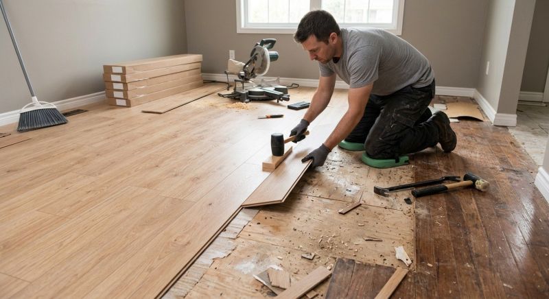 Laminate Floor Replacement in Elm Grove, WI