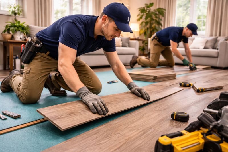 Laminate Floor Replacement in Greendale, WI