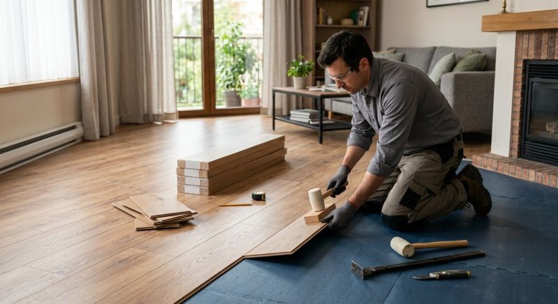 Laminate Floor Replacement in South Milwaukee, WI
