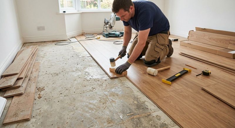 Laminate Floor Replacement in Menomonee Falls, WI