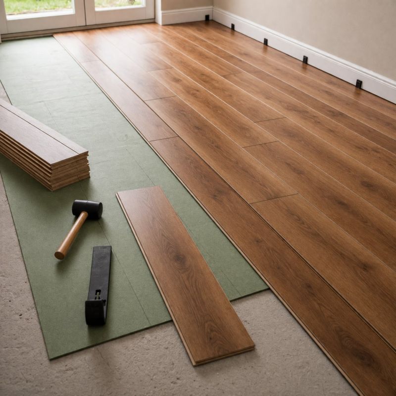 Laminate Floor Replacement in Pewaukee, WI