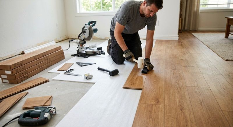 Laminate Flooring Replacement in South Milwaukee, WI