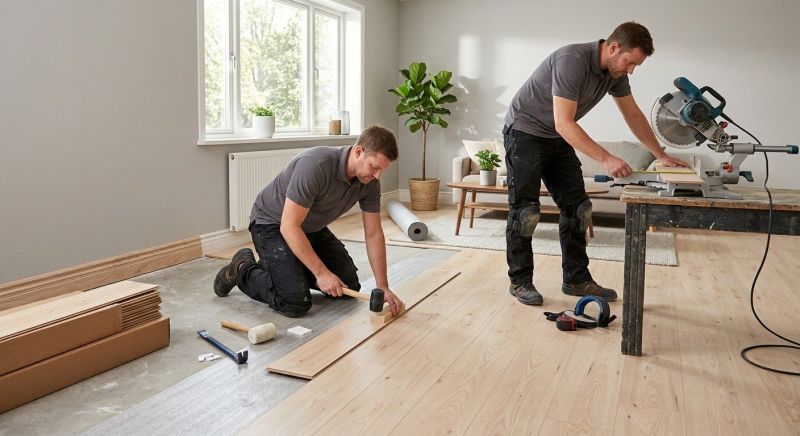 Laminate Wood Installation in South Milwaukee, WI