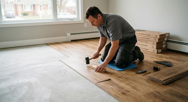Linoleum Floor Installation in Kenosha County, WI