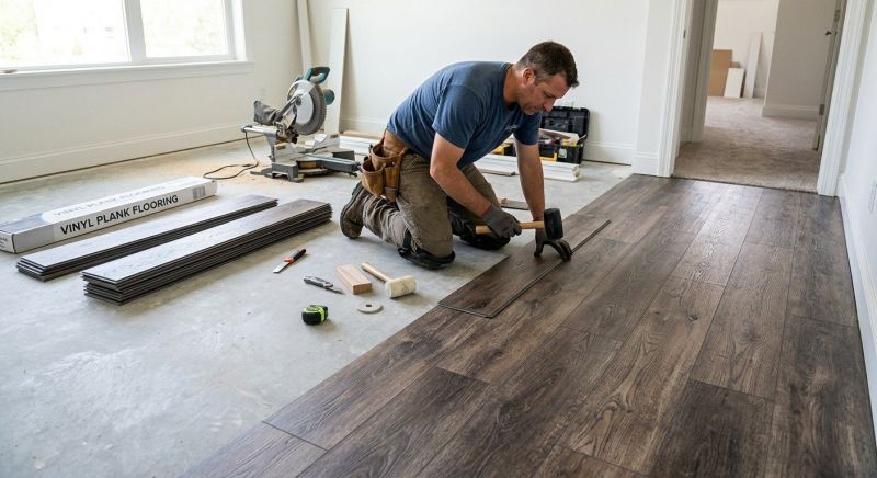 Linoleum Floor Installation in Oak Creek, WI