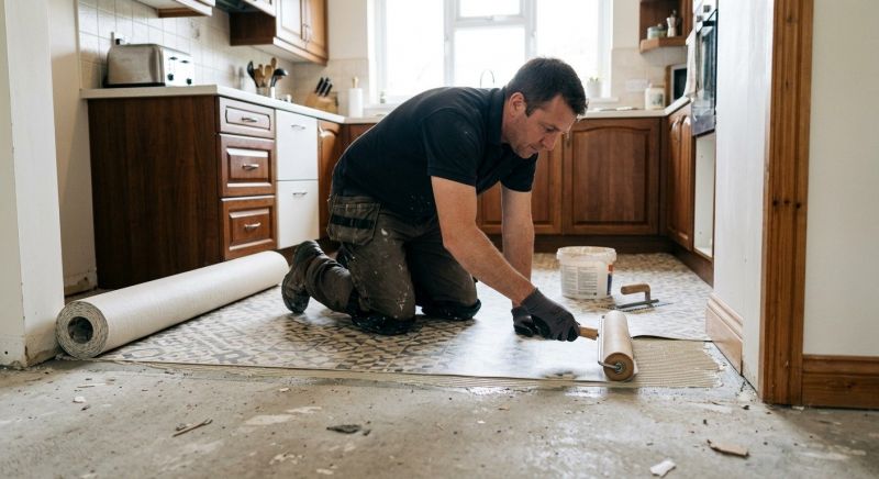 Linoleum Floor Installation in Oak Creek, WI