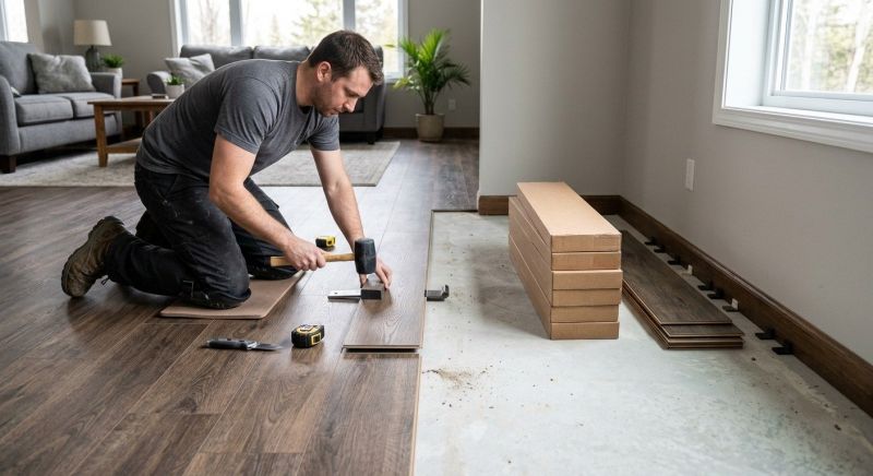 Luxury Vinyl Tile Installation in Menomonee Falls, WI