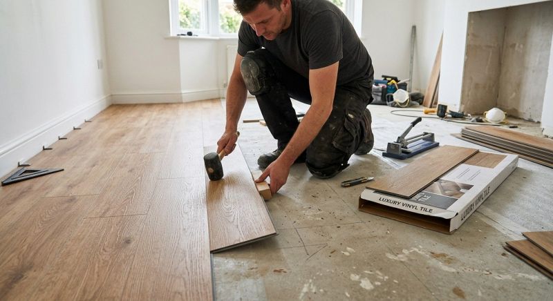 Luxury Vinyl Tile Installation in Mukwonago, WI