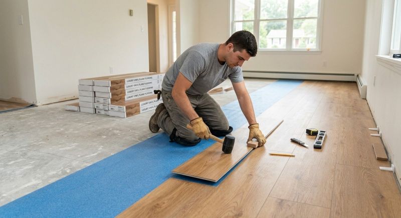 Lvt Flooring Installation in Oak Creek, WI