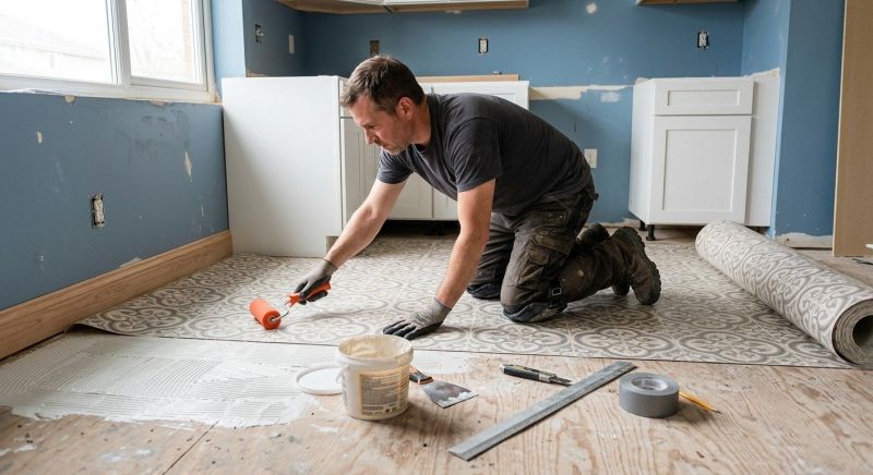 Sheet Flooring Installation in Big Bend, WI