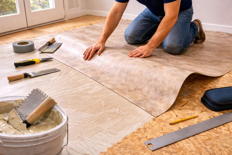 Sheet Flooring Installation in Franklin, WI