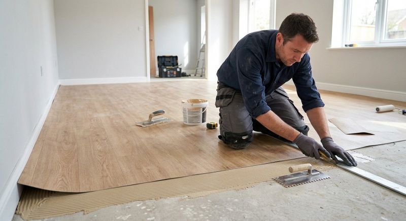 Sheet Flooring Installation in Mukwonago, WI