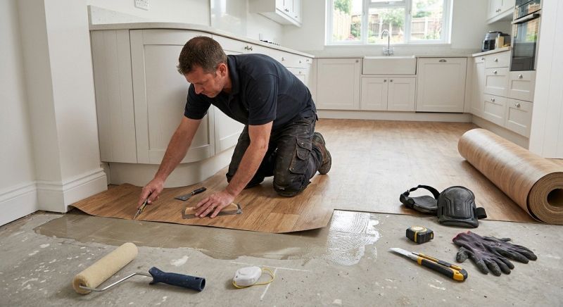 Sheet Linoleum Installation in Franklin, WI