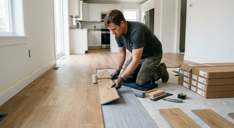 Vinyl Flooring Installation in Franksville, WI
