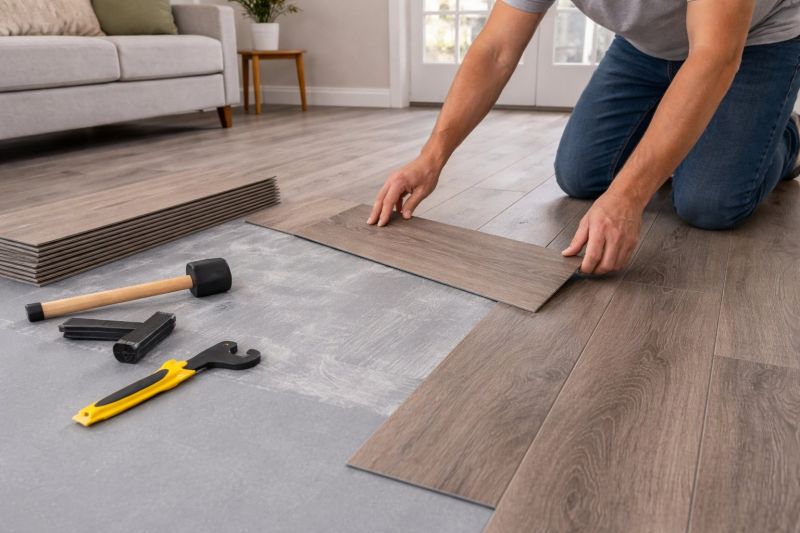 Vinyl Flooring Installation in Kansasville, WI