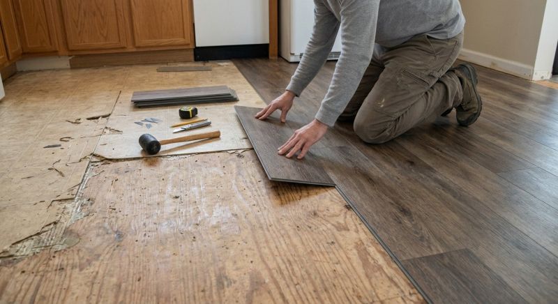Vinyl Flooring Installation in Milwaukee County, WI