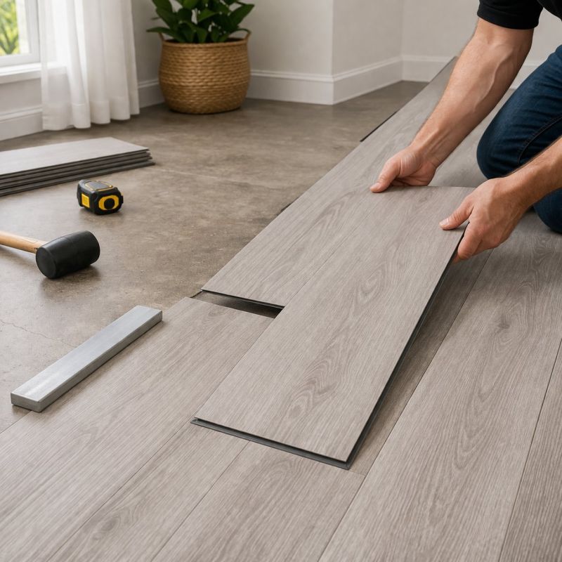 Vinyl Tile Installation in South Milwaukee, WI