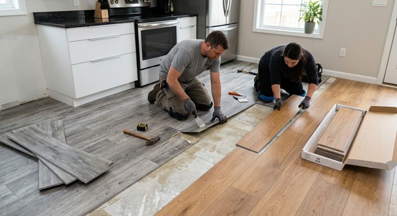 Vinyl Tile Replacement in South Milwaukee, WI